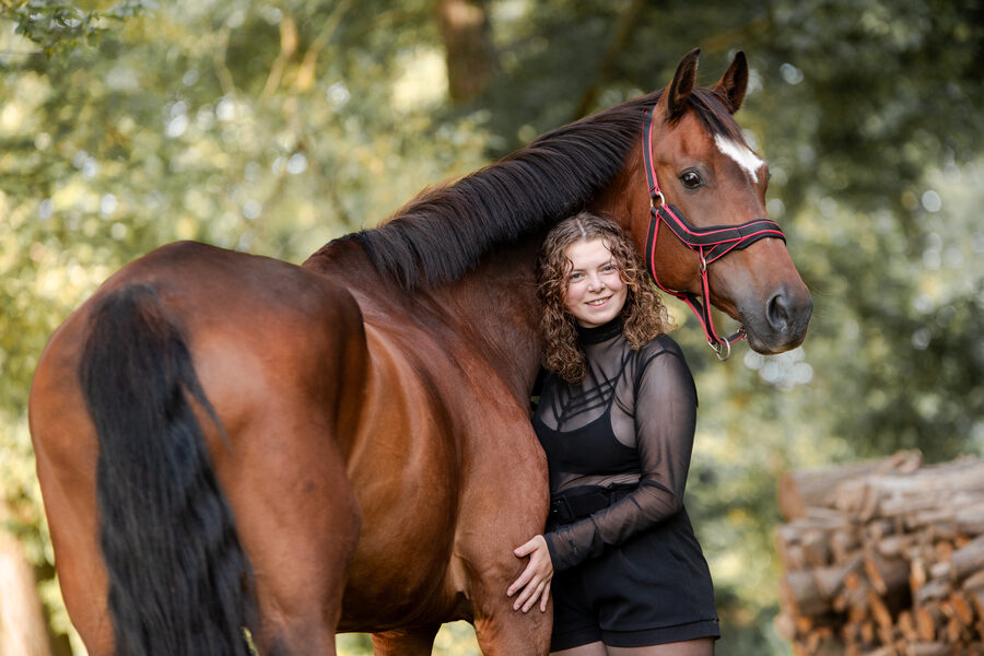 Séance photo équestre – Cavalier et cheval