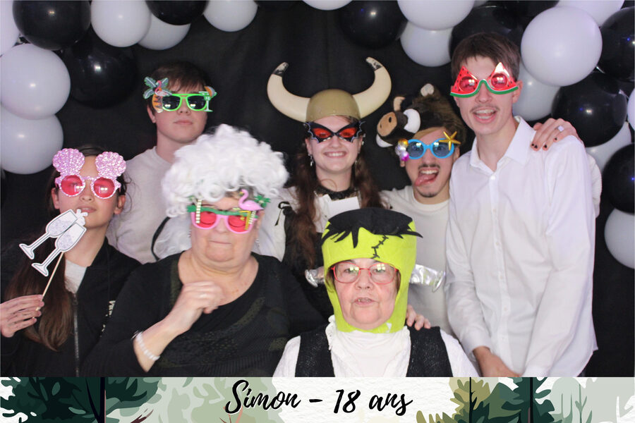 Exemple personnalisation photo booth